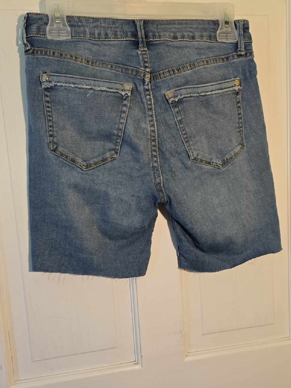 U.S. Polo Assn. Medium Blue Denim Cut Off Shorts Size 6R - Picture 2 of 4